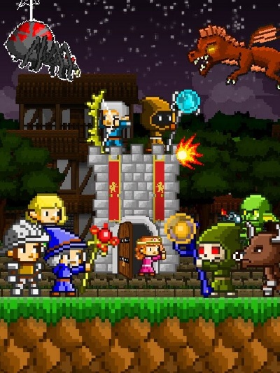 Mini guardians: castle defense (retro RPG game)