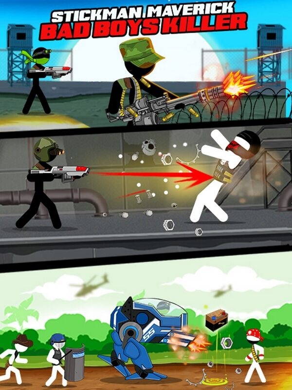 Stickman Maverick : Bad boys killer